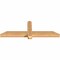 Ekena Millwork Eugene Smooth Timber Gable Bracket, Western Red Cedar, 48"W x 16"H x 3 1/2"D x 3 1/2"F, 8/12 Pitch GBW048X16X0404EUG00SWR - alternate 5